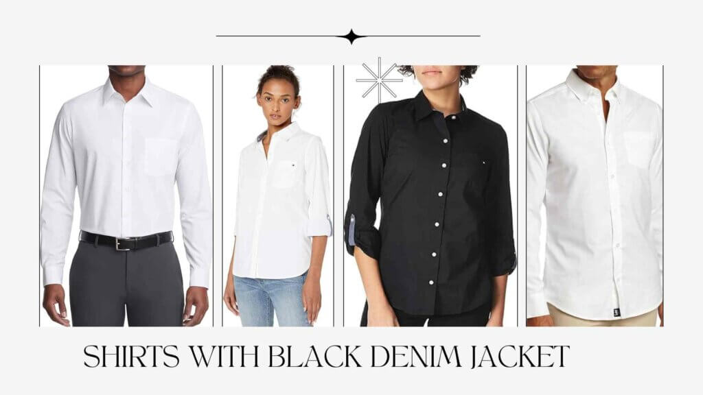 college of formal shirt of black and white color worn by men and women